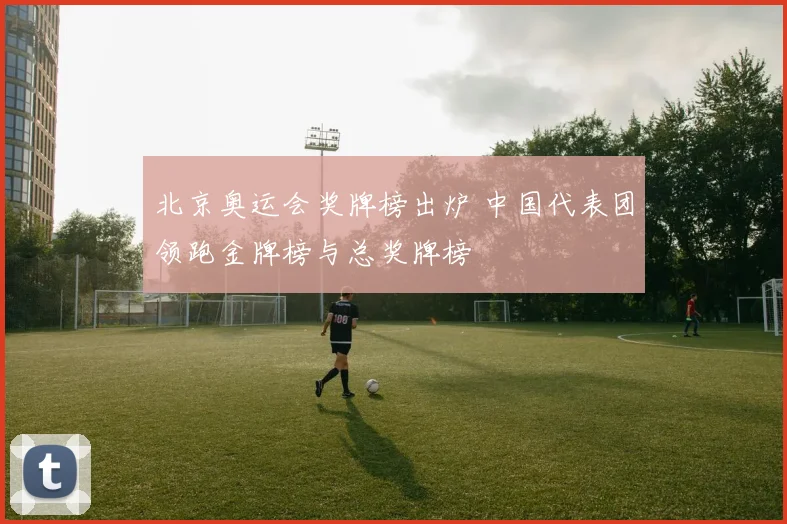 北京奥运会奖牌榜出炉 中国代表团领跑金牌榜与总奖牌榜
